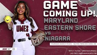UMES Softball vs Niagara Game 1