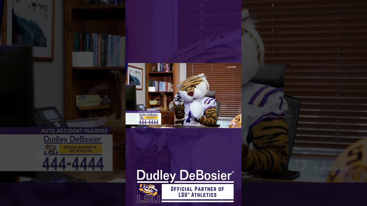 Tiger in Charge - Dudley DeBosier Injury Lawyers