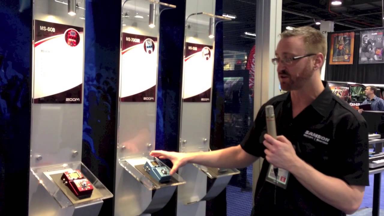 Watch Zoom Demonstrates Its Line of MultiStomp Guitar Effects Pedals at Winter NAMM 2013 on YouTube Watch Zoom Demonstrates Its Line of MultiStomp Guitar Effects Pedals at Winter NAMM 2013 on YouTube