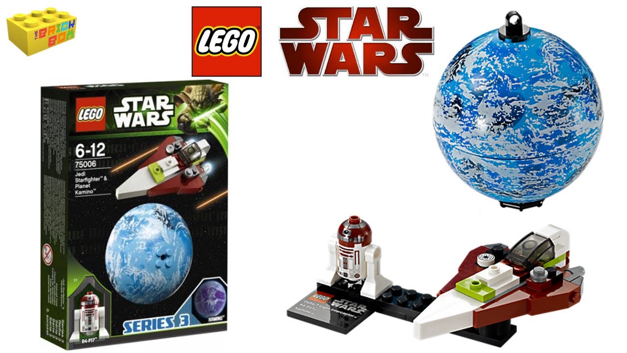Lego Star Wars Jedi Starfighter R4-P17 /& Kamino Neu! 75006 Planet Series 3