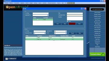 Tax- OpenMiracle - The Free open source accounting software