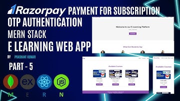 Building an Interactive E-Learning Platform with MERN Stack  | login and user profile api | part 5