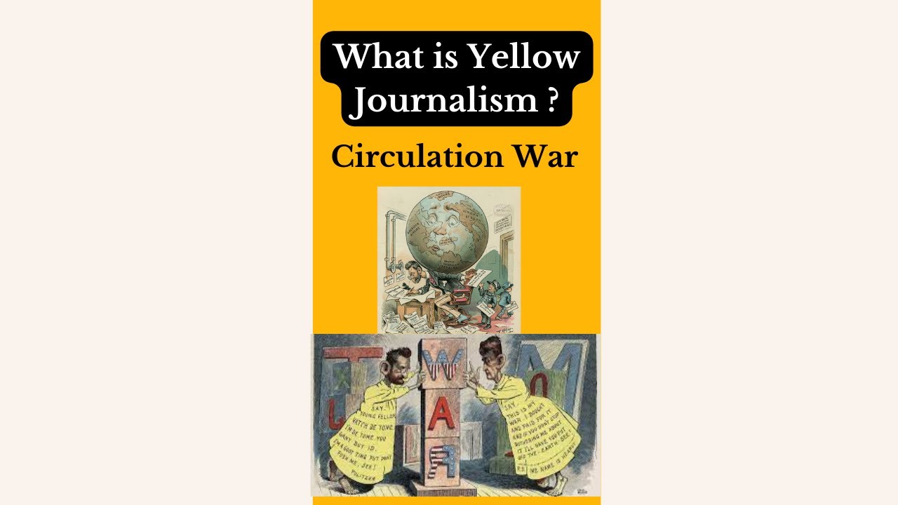 What is Yellow Journalism? Circulation War JMC Shorts YouTube