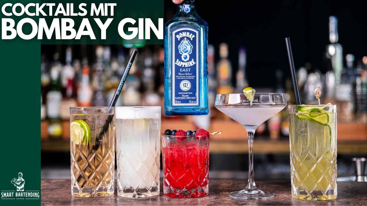 Cocktails mit BOMBAY GIN 🥶I Gin Cocktails