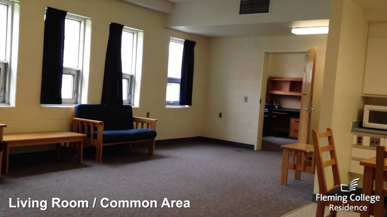 Fleming College Residence SRV Barrier Free Suite and Bedroom Video Tour YouTube