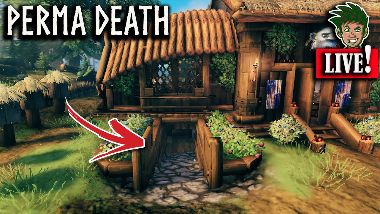 Valheim Builder VS Hardcore Survival | EP 8 | I DIED...