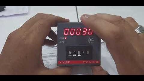 SWASTIK STW 721 C COUNTER WIRRING & CONNECTION VIDEO