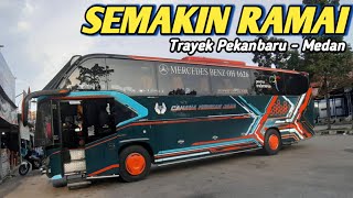 Semakin Ramai Dan Memanas🔥🔥|| melihat Lebih Dekat Kemewahan Bus CAHAYA KEMBAR JAYA
