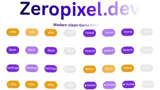 I Made a Modern Game UI Pack for Indie Developers 🎮 | ZeroPixel