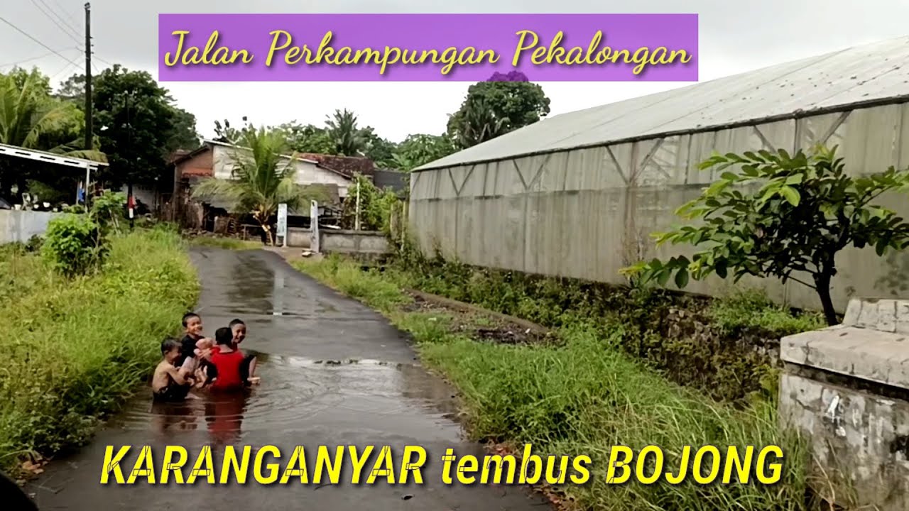 Karanganyar ke Bojong liwat desa Banjarejo II Jalur Pedesaan Pekalongan