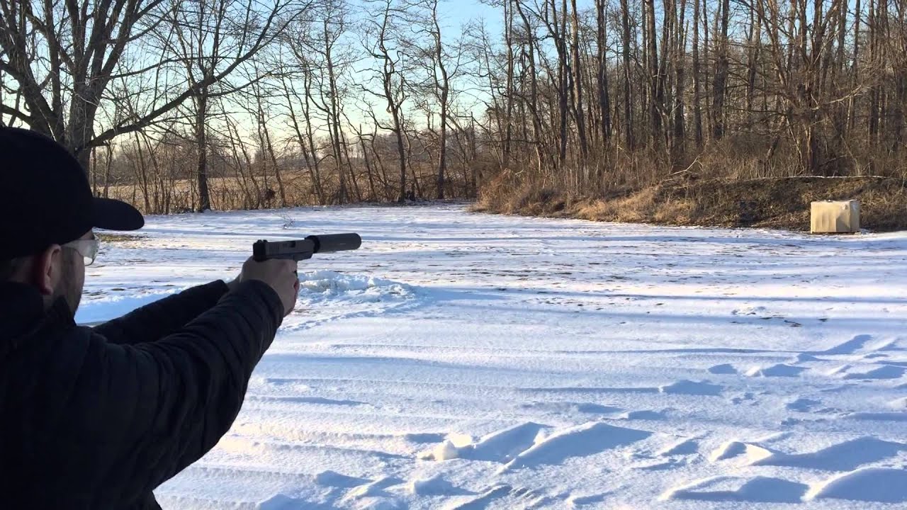 Glock 19 Suppressor -  Silencerco SWR Octane 9 Suppressor