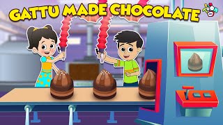 Gattu Made Chocolate | Chocolate Factory | English Cartoon | Moral Stories | PunToon Kids