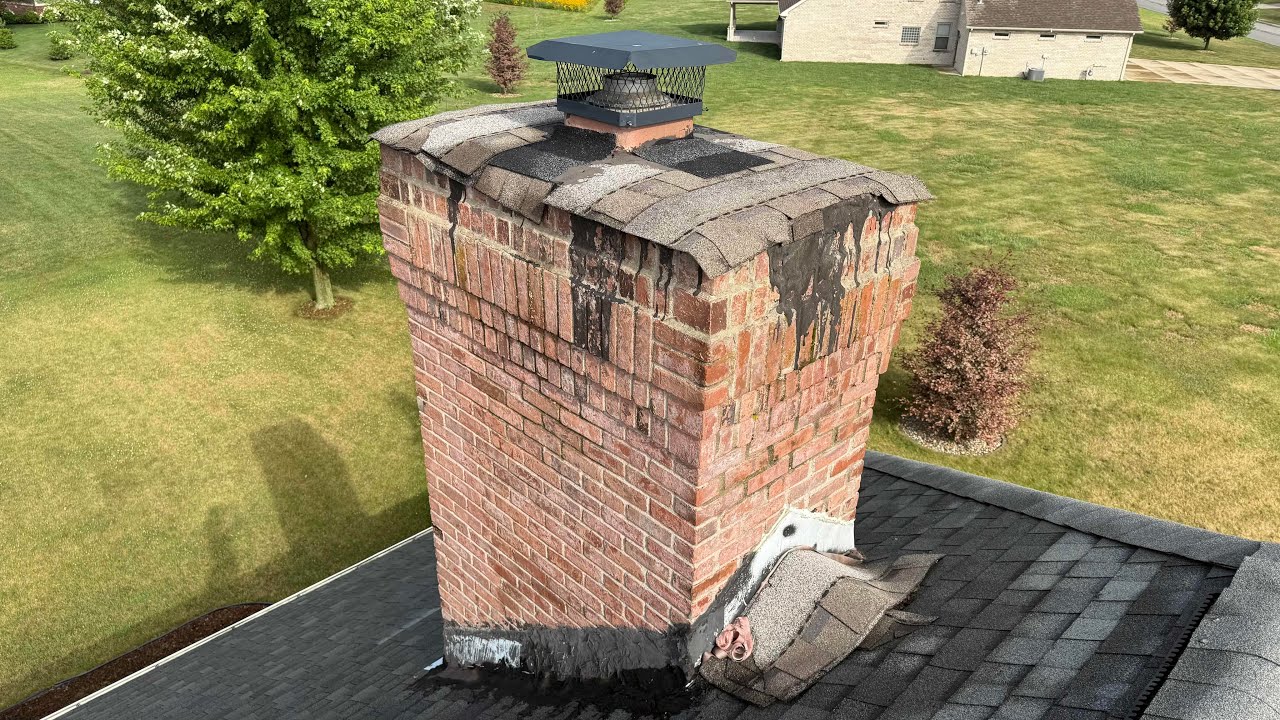 Worst chimney flashing ever