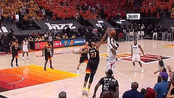 Rudy Gobert GAME SAVING block on Marcus Morris to win Game 1 | Jazz vs Clippers G1