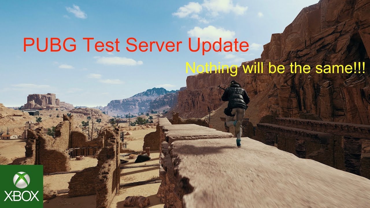 PUBG Xbox One: Massive Test Server Update