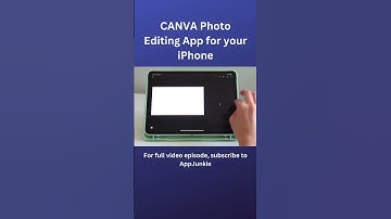 CANVA Photo Editing App for your iPhone