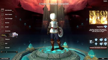 Dragon Nest - Character Creation Screen (2017) (New Screen/New Dark Class)