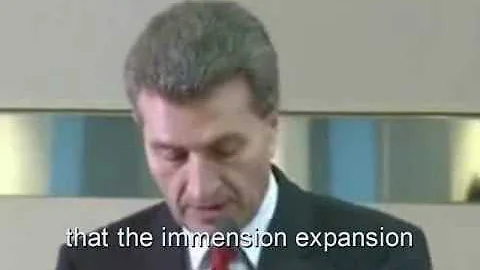 Oettinger Rede mit Untertiteln