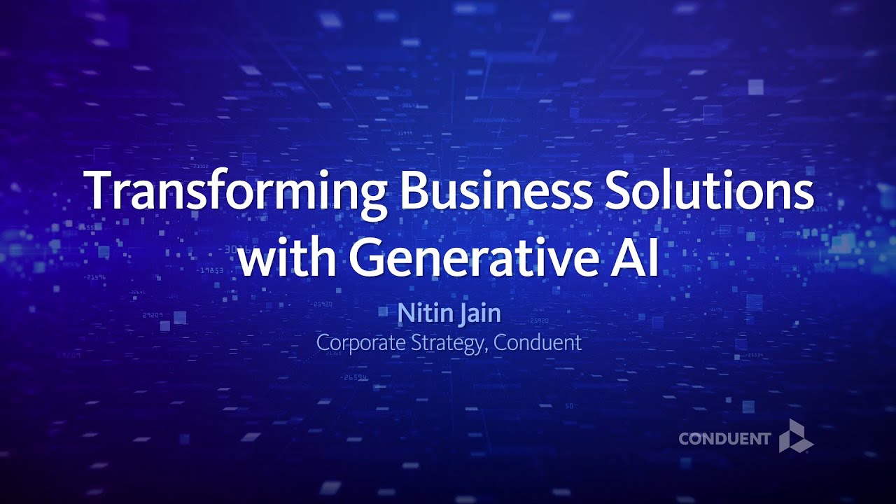 Conduent: Transforming business solutions with Generative AI