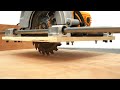 Making a Circular Saw Sliding Guide (Easy Panel/Wood Saw)