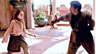 Arya Stark First Dance / Sword Lesson with Syrio Forel | Game of Thrones