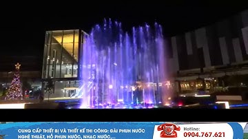 Chiêm ngưỡng đài phun nước đèn led đẹp tuyệt vời 1