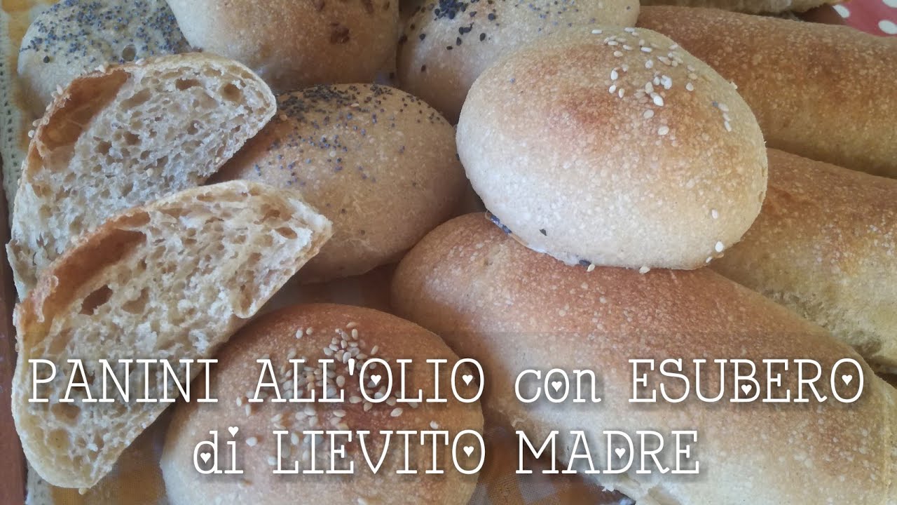 PANINI ALL'OLIO con ESUBERO di Lievito Madre