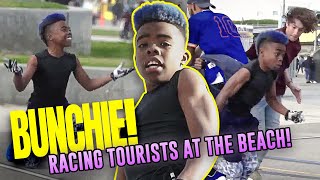 Prodigy Bunchie Young TORCHES Tourists At Venice Beach! Everybody’s SCARED To Race The Phenom!?
