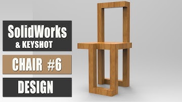 Solidworks and KeyShot Tutorial | Design & Render of Chair #6 | Photoview 360 lessons