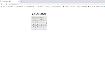 Rust and WebAssembly calculator