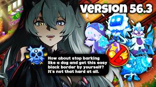 [BTD6] Tricky Tracks CHIMPS Black Border w/ Silas & Axis of Ice screenshot 3