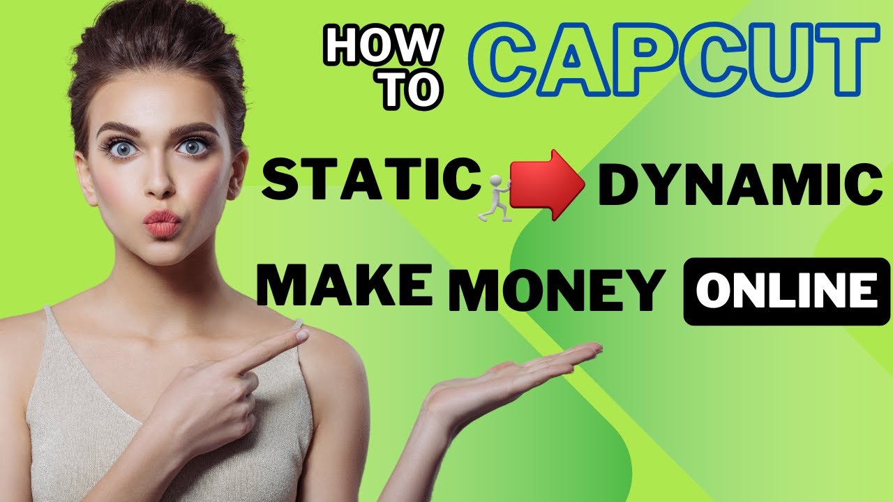 How to use CAPCUT - turn still images into animations, and increase ...