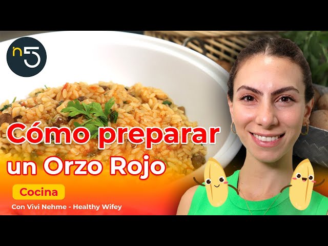 Orzo Rojo, Delicioso Platillo Mediterráneo | Cocina En Cinco | En5.mx