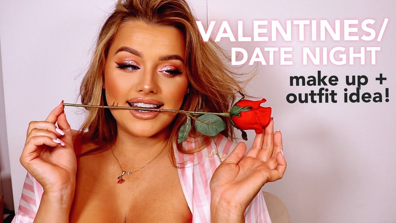 GOING ON A DATE!!! *valentines day make up (+ outfit idea!)* | Rachel Leary