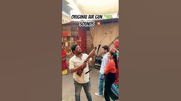 Original Air Gun 🔫 Ka Sound 💥💥 Dekho 🤯 \\ #shorts #ytshorts