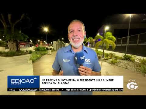 Lula vem a Alagoas nesta quinta-feira (24) para ato de campanha em Maceió - 21/09/2026