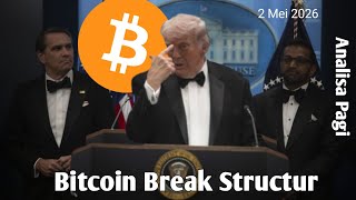 Morning Analysis - Bitcoin Breaks Structure, Bullish Bias Momentum Could Take BTC Above 79K
