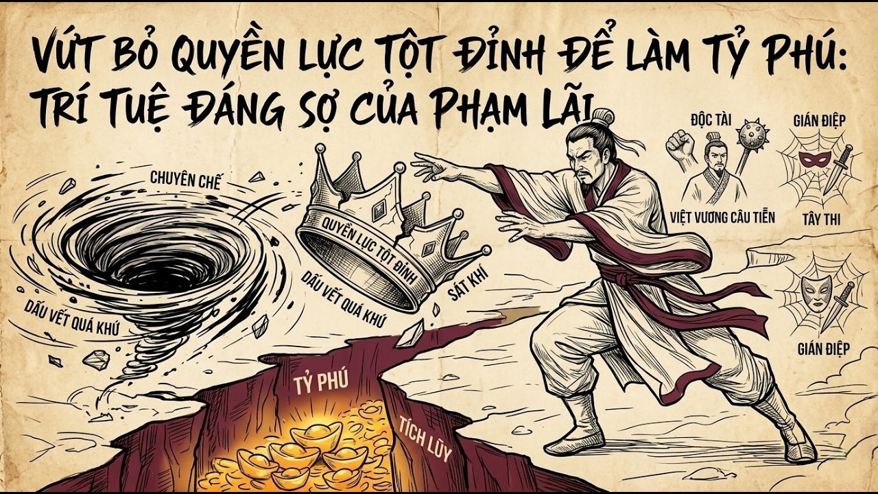 Vứt Bỏ Quyền Lực Tột Đỉnh Để Làm Tỷ Phú: Trí Tuệ Đáng Sợ Của Phạm Lãi