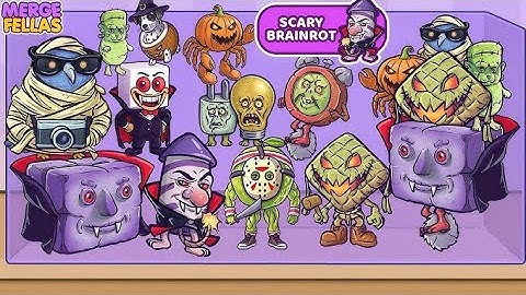 Merge Fellas Italian Scary Brainrot 16 Gameplay Walkthrough Reaching Max Level New Update Mode Maker