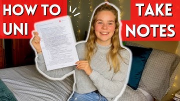 HOW TO TAKE UNIVERSITY NOTES // WRITING NOTES FOR LECTURES, READINGS & SEMINARS