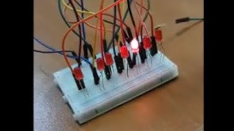 Tinkercad ile Sıfırdan Arduino Dersleri 9 - Kayan Led(Kara Şimşek)Devresi ||Floating Led Circuit