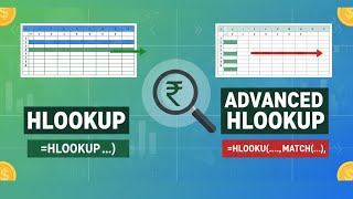 Hlookup Advanced Hlookup Excel Me Data Search Ka Master Trick
