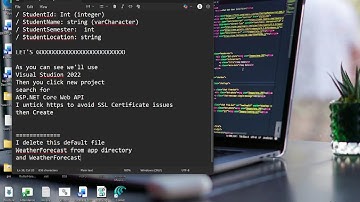 Student App with ASP.NET Core Web API - C# + Swagger #Part1