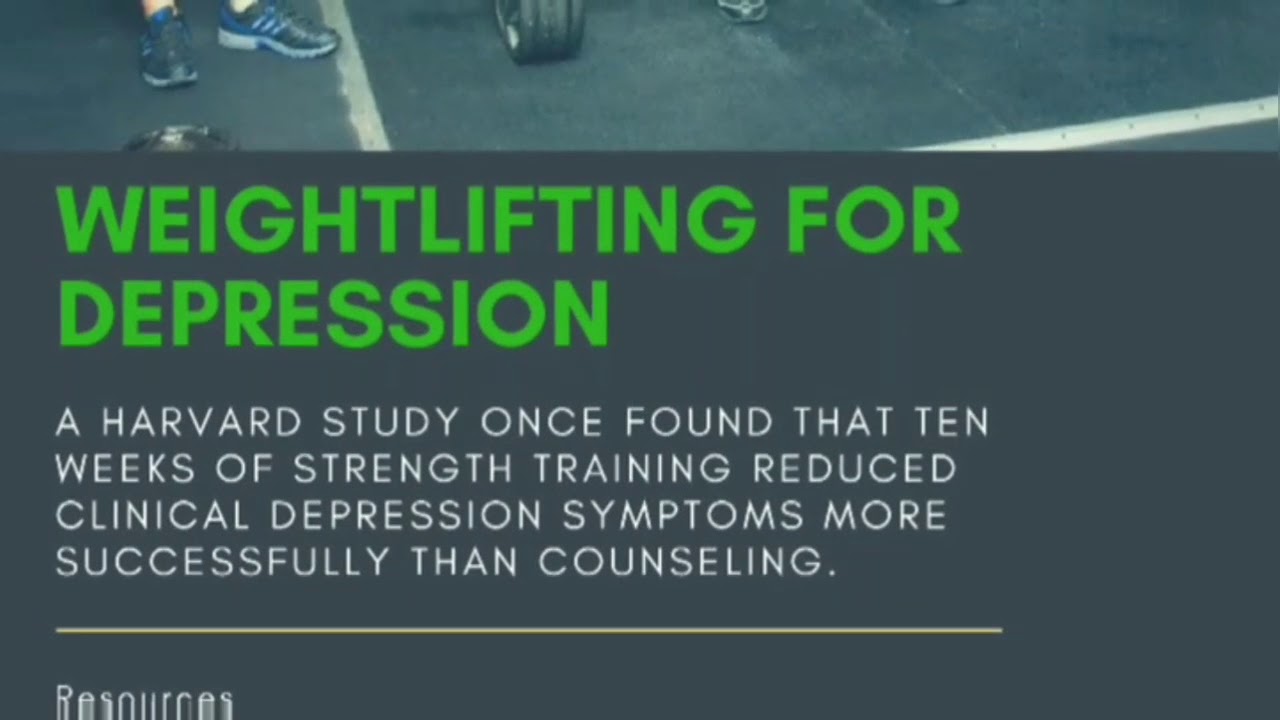 Weightlifting for Depression YouTube