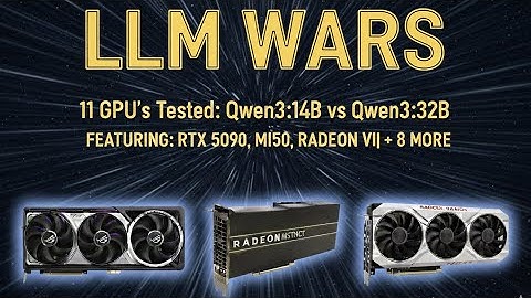 RTX 5090, Instinct Mi50, Radeon Vii, 5070 ti and 7 other gpu