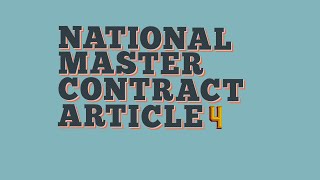 Teamsters Guide: UPS NMA Article 4