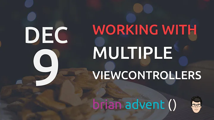 iOS Swift Tutorial: Working with multiple UIViewControllers 09/24 🎄