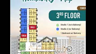 1Br Condominium In Palm Oasis Residence In Dauis, Bohol Boholana Realty
