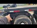 Trucking How to Detach a Lowboy trailer