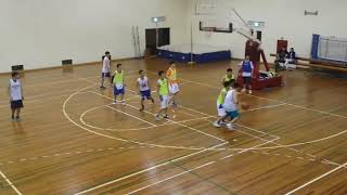 Pivot play & freethrow (step on stride freefoot)